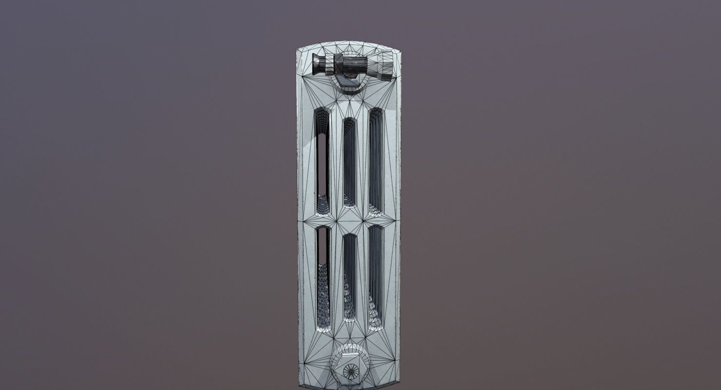 Heat Radiator Game Ready Low-poly 3D model_13