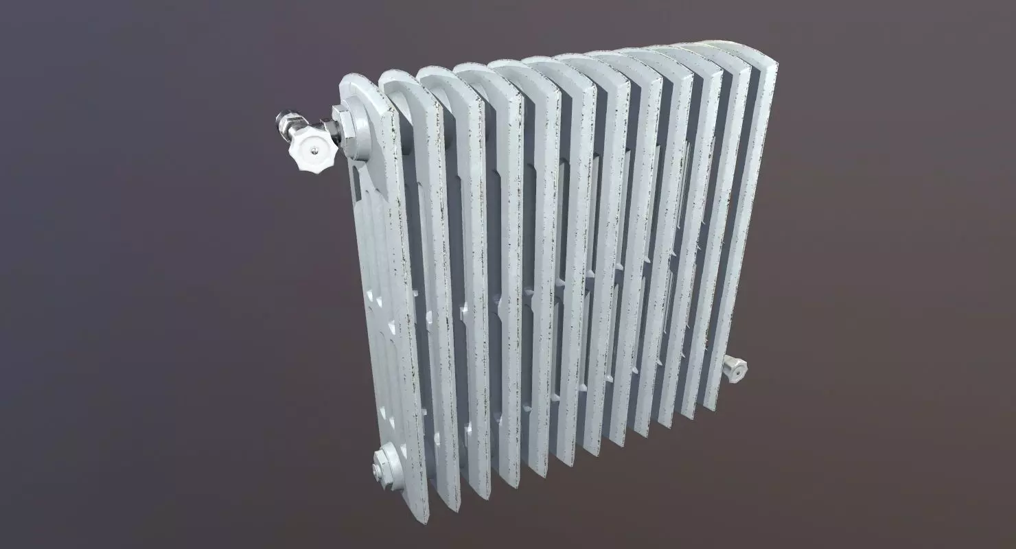 Heat Radiator Game Ready Low-poly 3D model_0