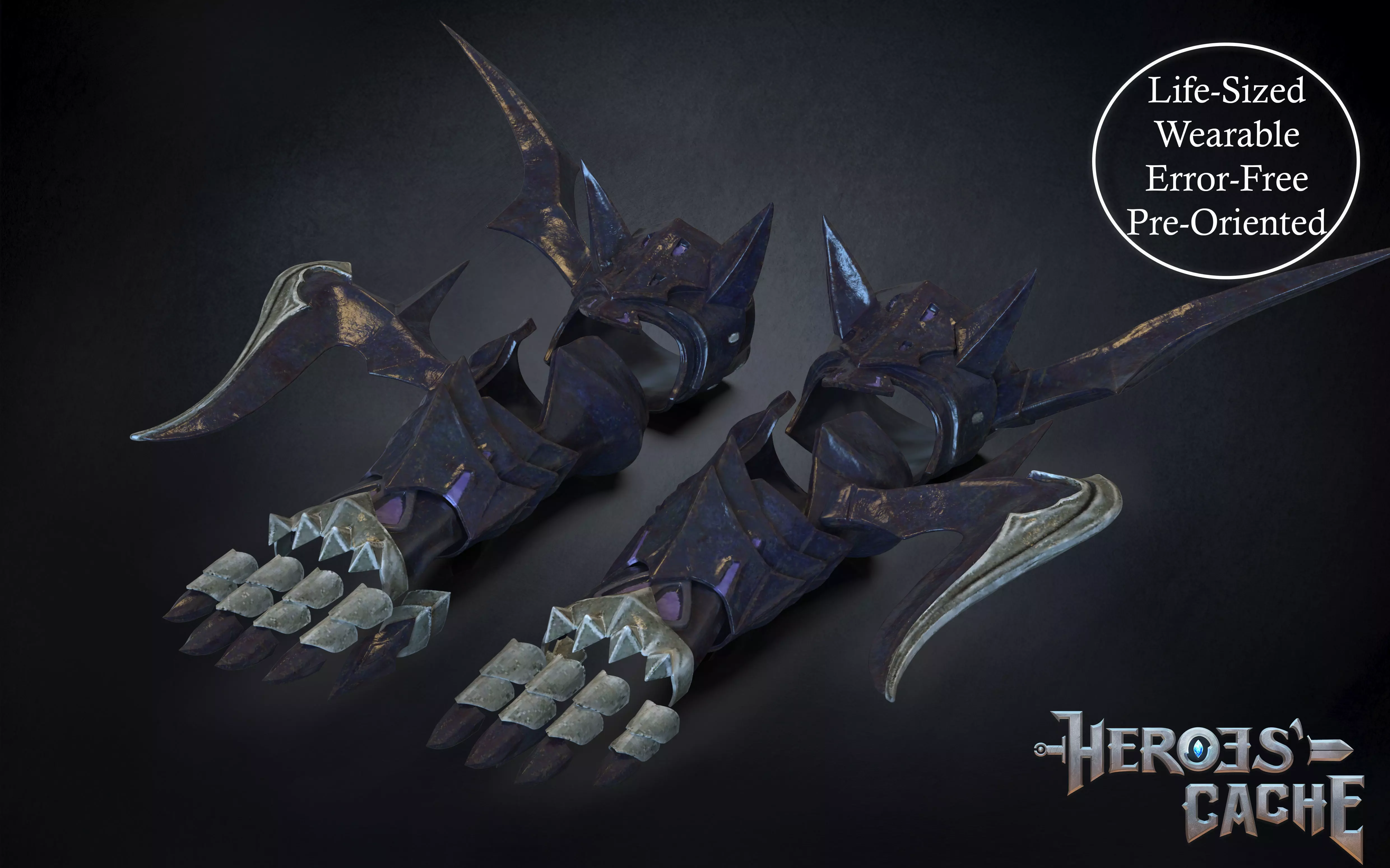 Final Fantasy XIV - Drachen Armor - Arm 3D print model_0