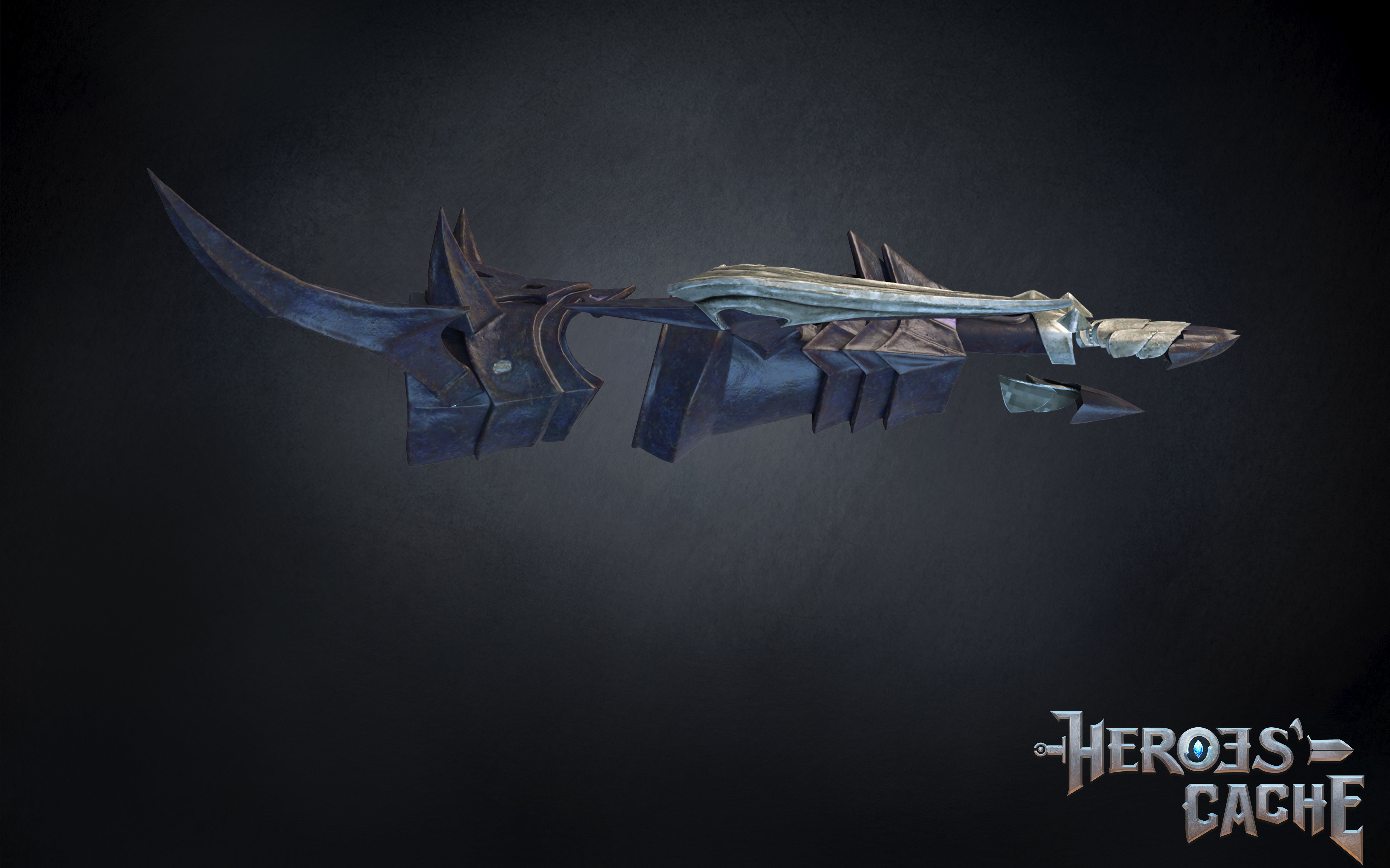 Final Fantasy XIV - Drachen Armor - Arm 3D print model_6