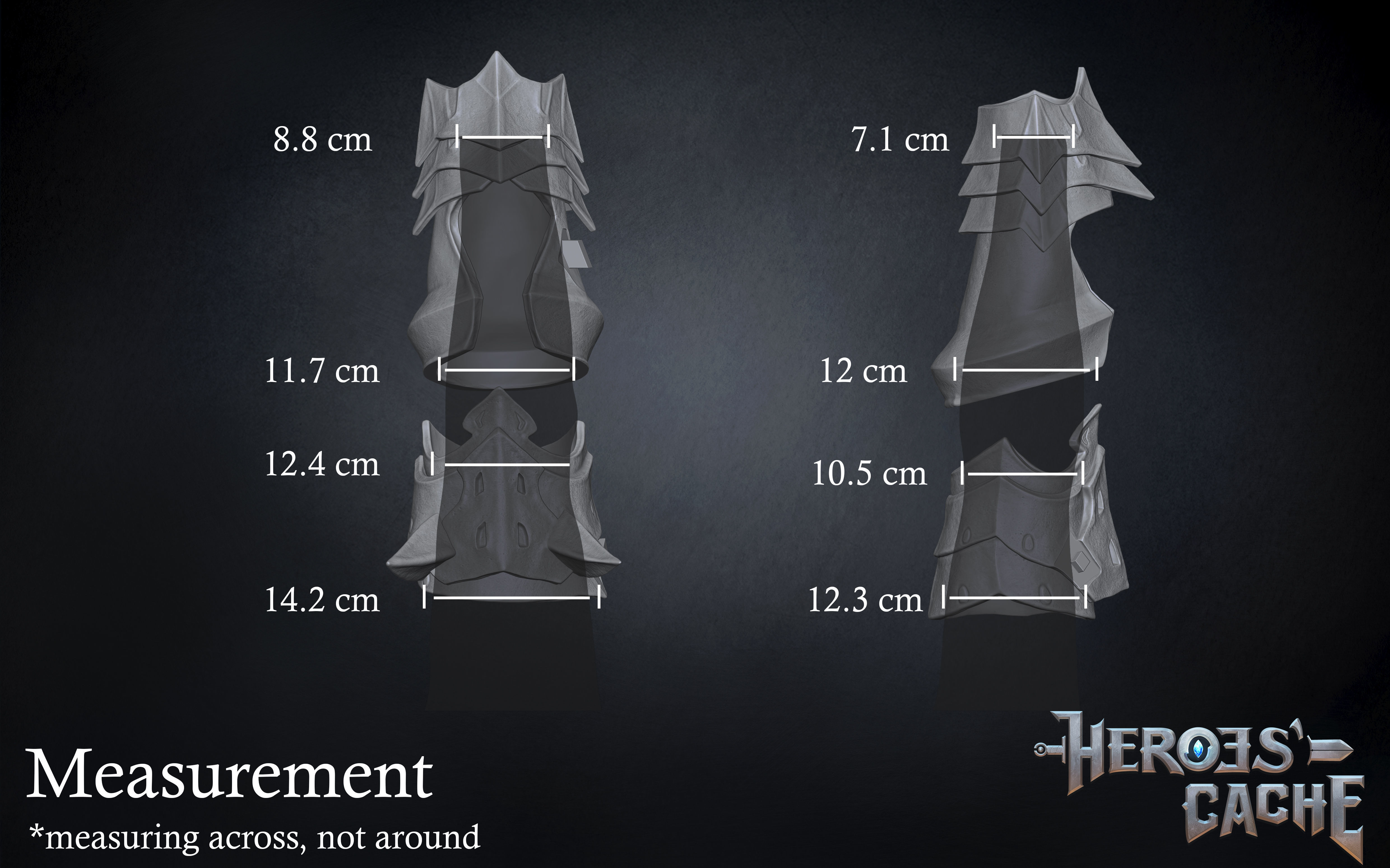 Final Fantasy XIV - Drachen Armor - Arm 3D print model_3