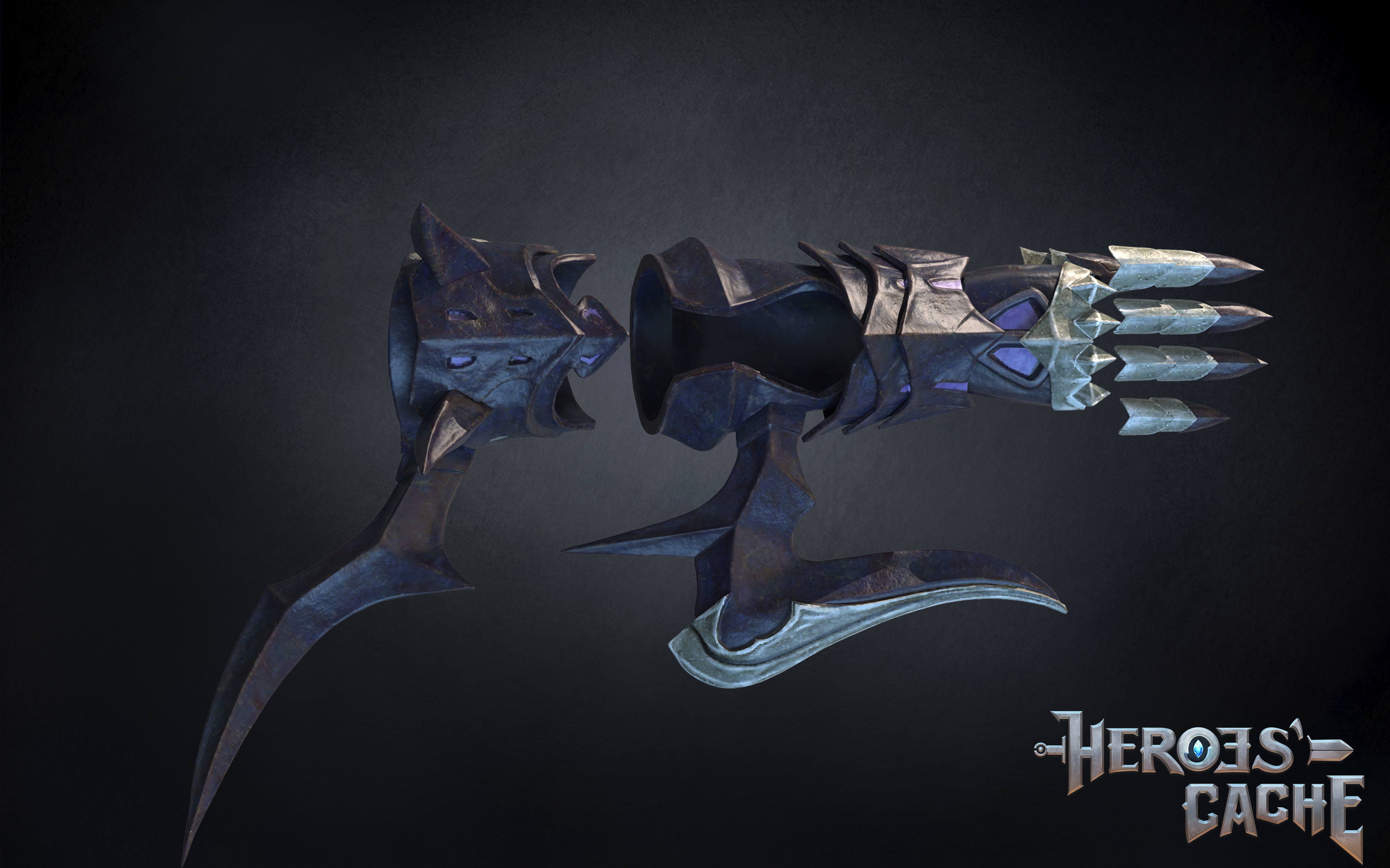 Final Fantasy XIV - Drachen Armor - Arm 3D print model_5