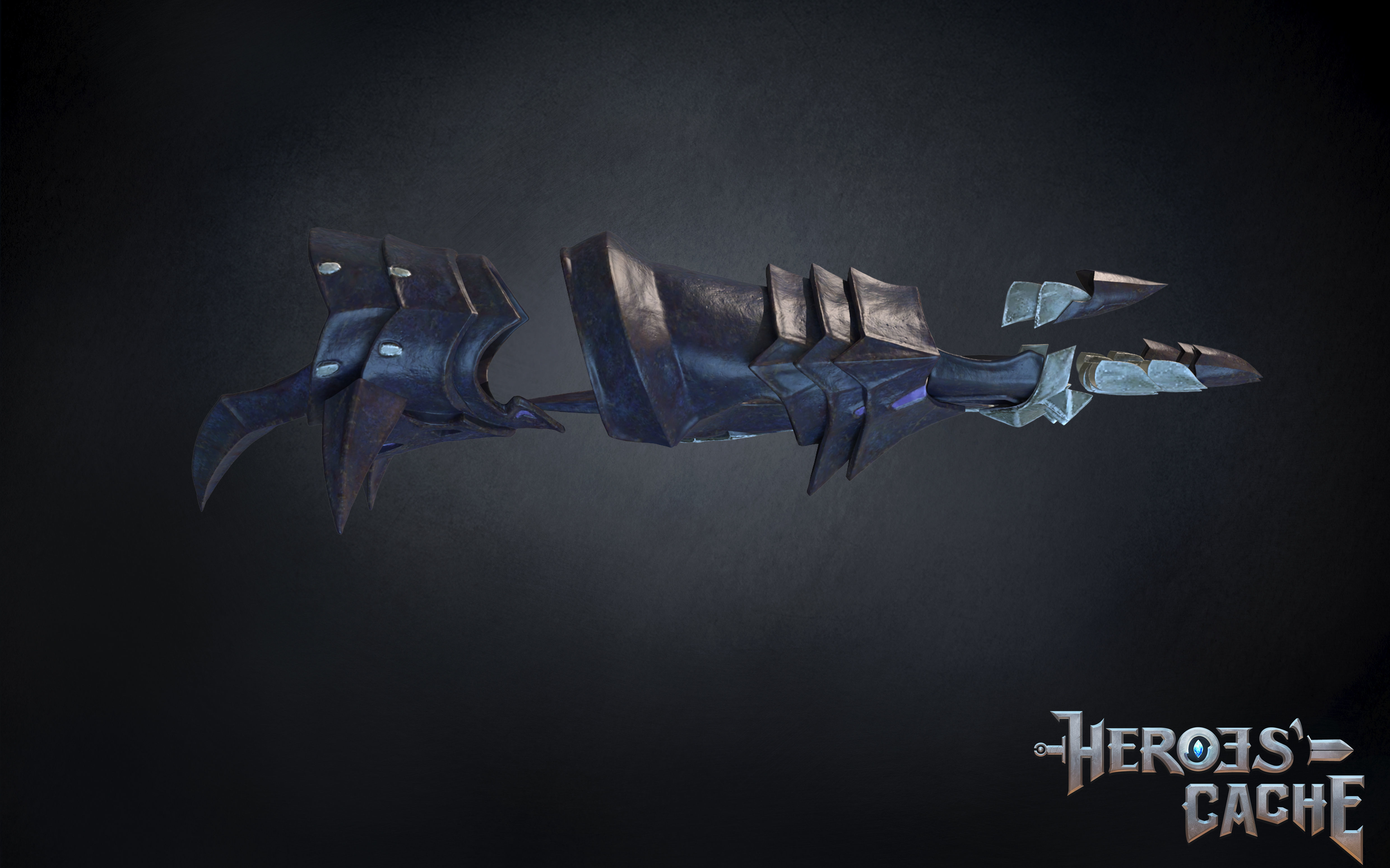 Final Fantasy XIV - Drachen Armor - Arm 3D print model_7