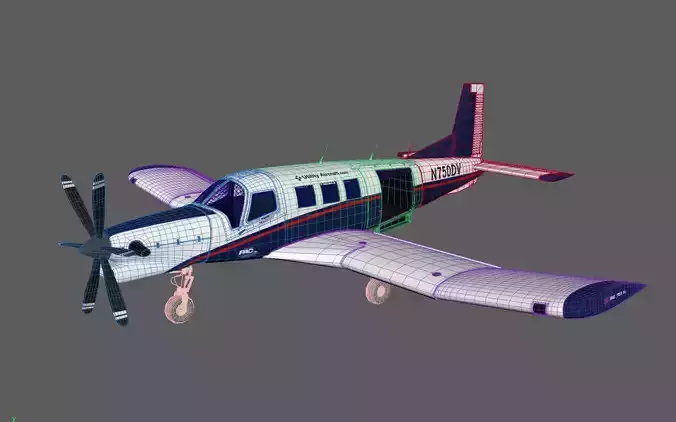 Skydiving Aircraft PAC750XL 3D model