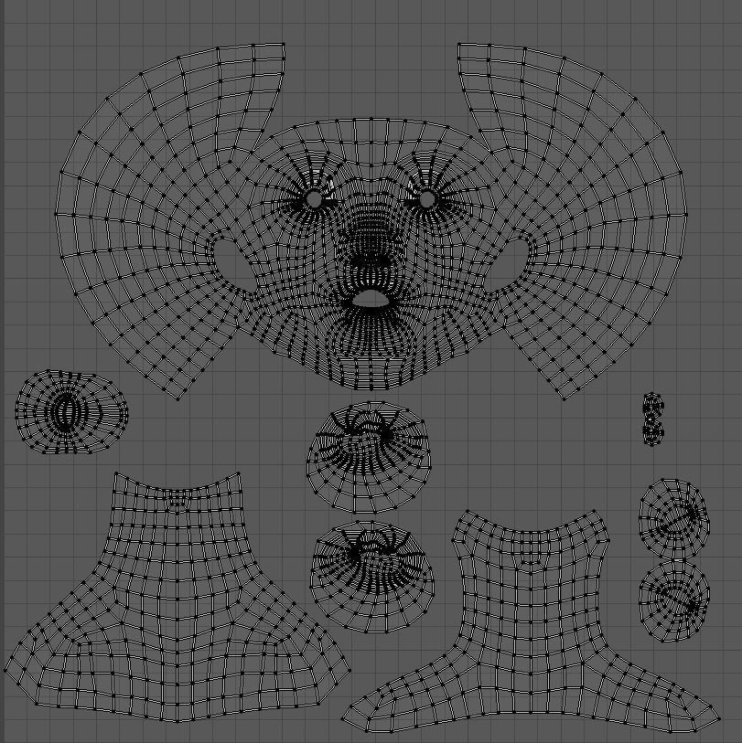 Low Poly Head Female C Low-poly 3D model_10