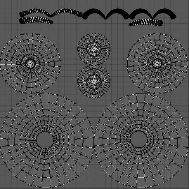 Low Poly Head Female C Low-poly 3D model_9