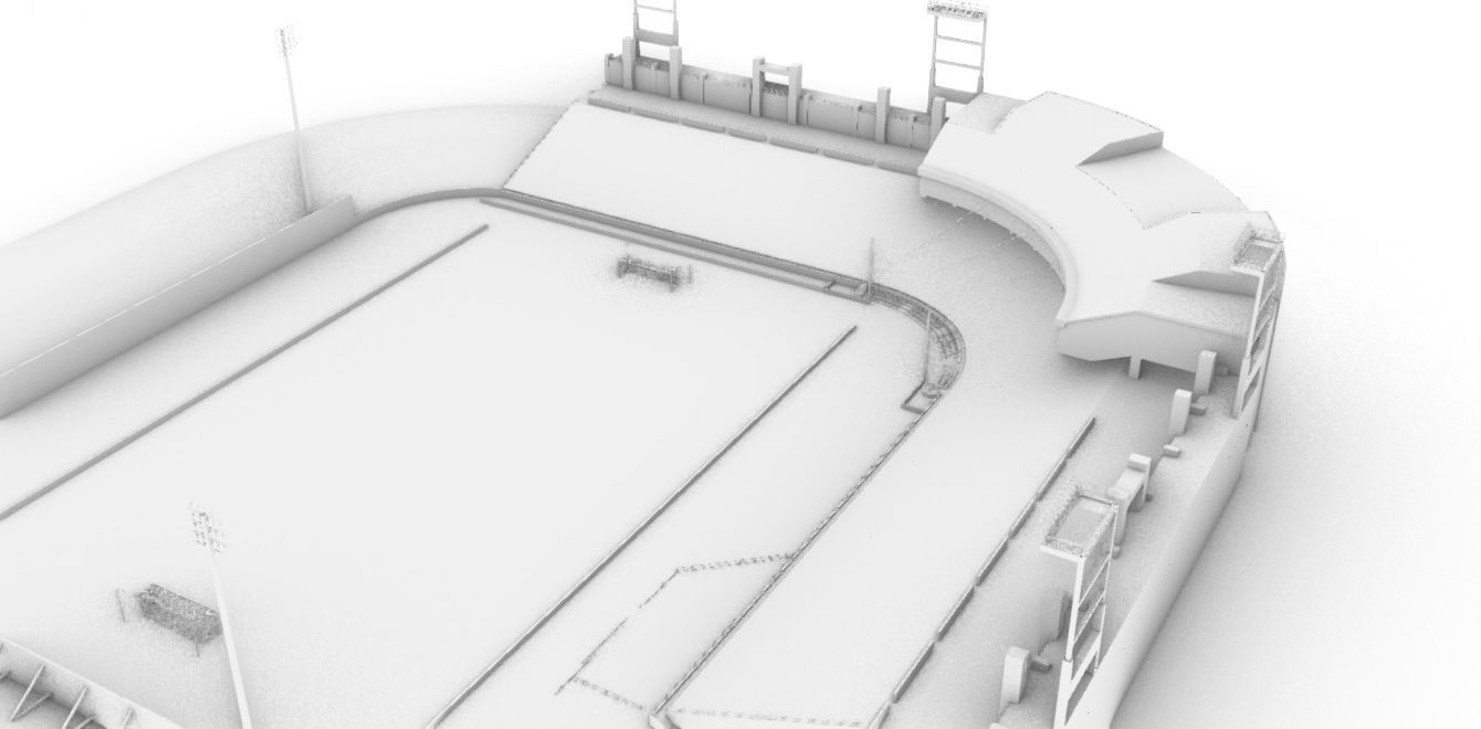 Cashman Field Stadium Low-poly 3D model_6