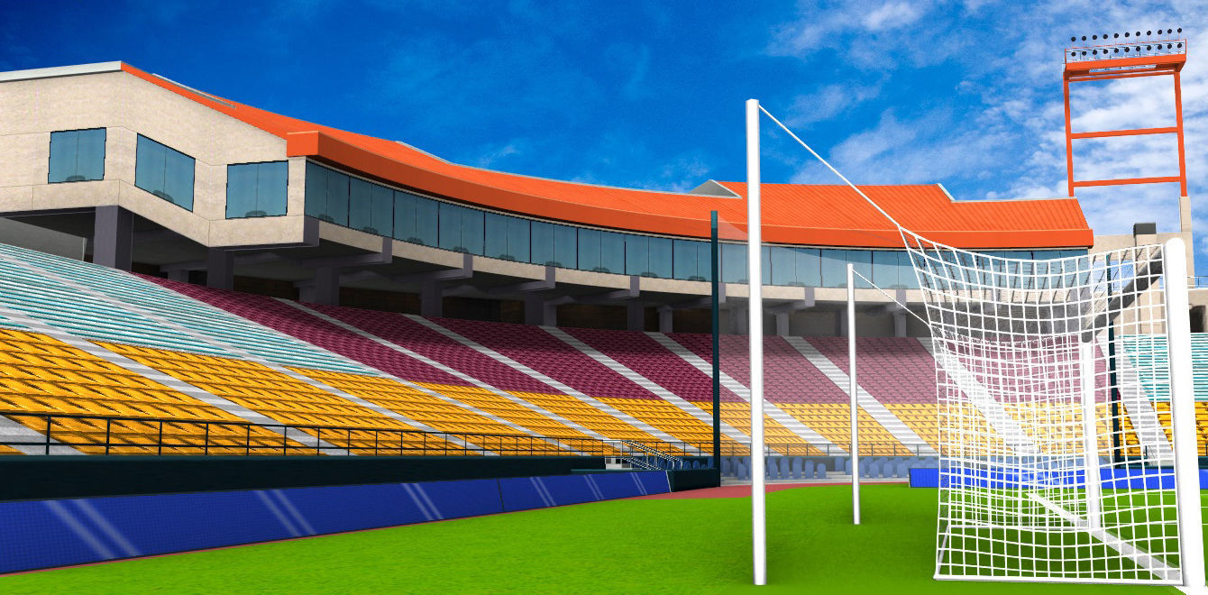 Cashman Field Stadium Low-poly 3D model_20