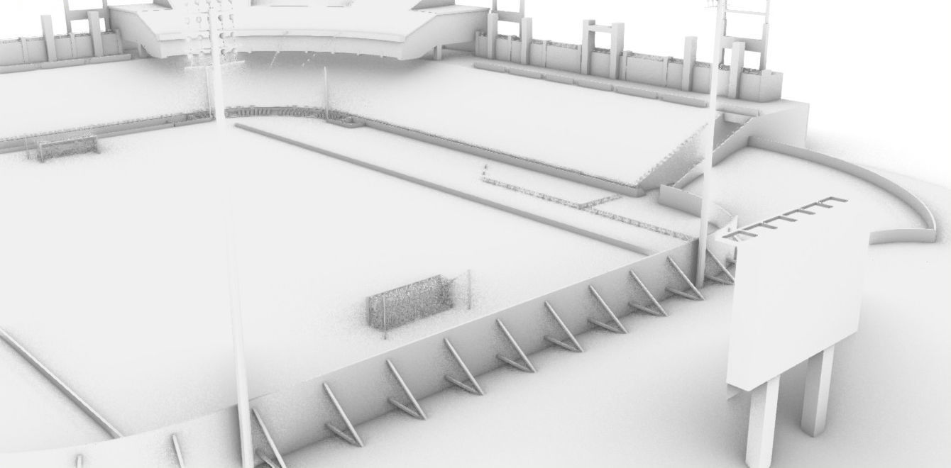 Cashman Field Stadium Low-poly 3D model_28