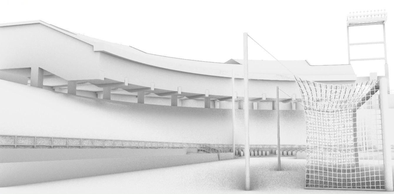 Cashman Field Stadium Low-poly 3D model_21