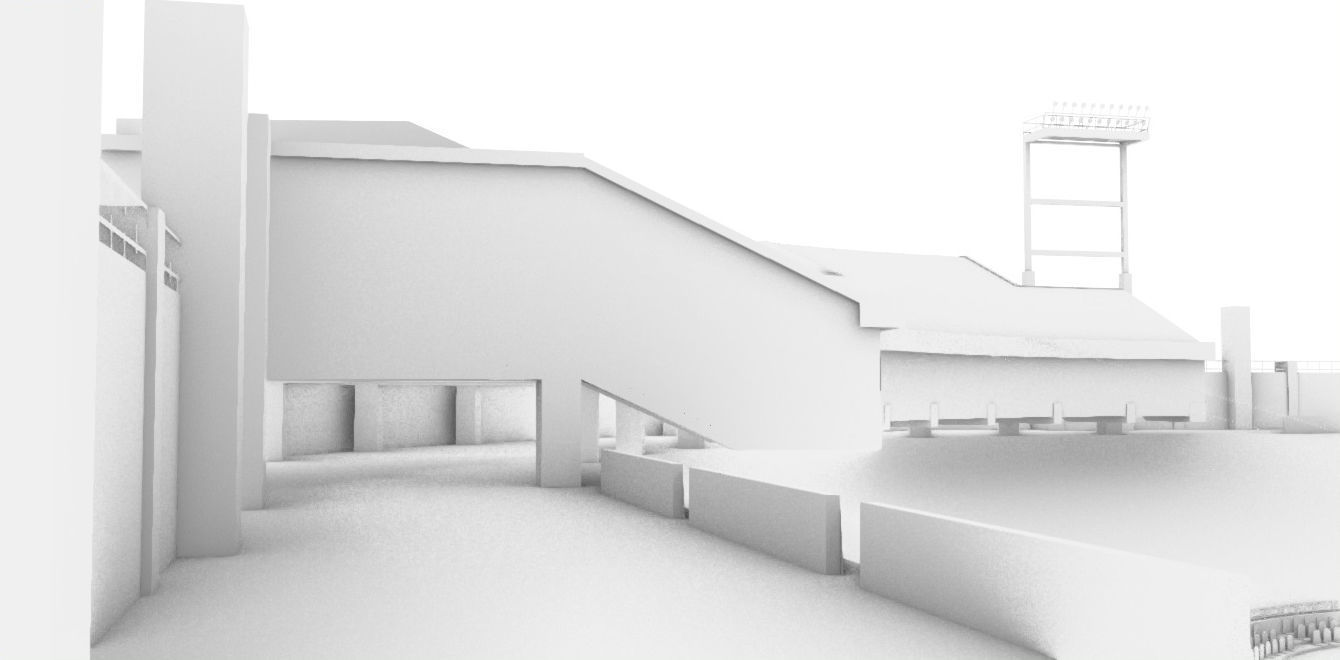 Cashman Field Stadium Low-poly 3D model_19