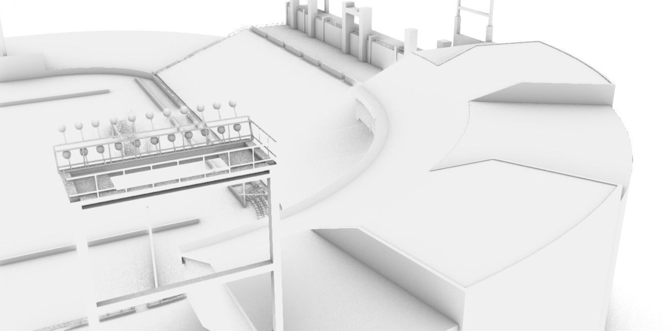 Cashman Field Stadium Low-poly 3D model_17