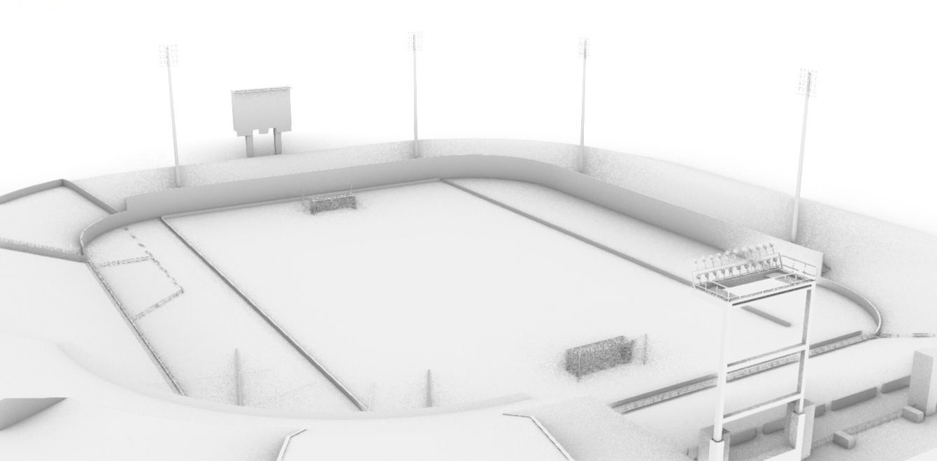 Cashman Field Stadium Low-poly 3D model_23