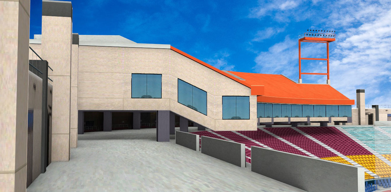 Cashman Field Stadium Low-poly 3D model_18