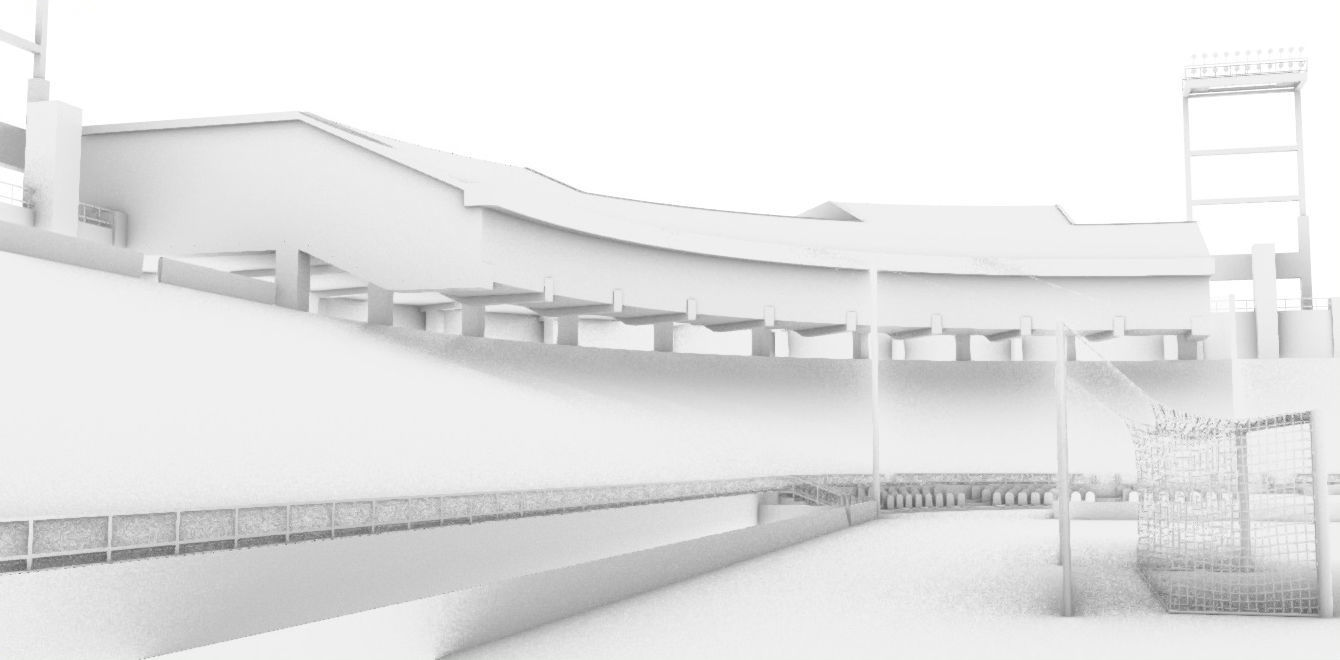 Cashman Field Stadium Low-poly 3D model_11