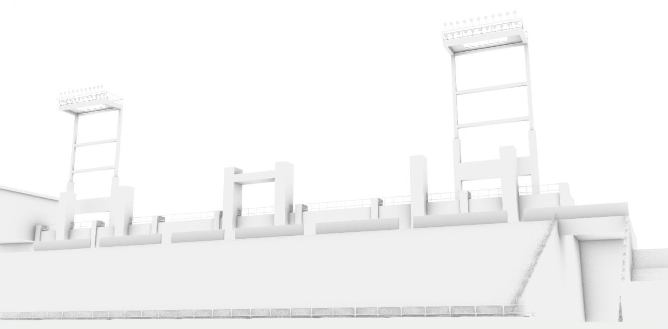 Cashman Field Stadium Low-poly 3D model_30