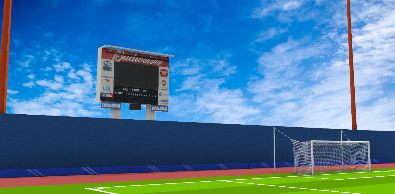 Cashman Field Stadium Low-poly 3D model_25