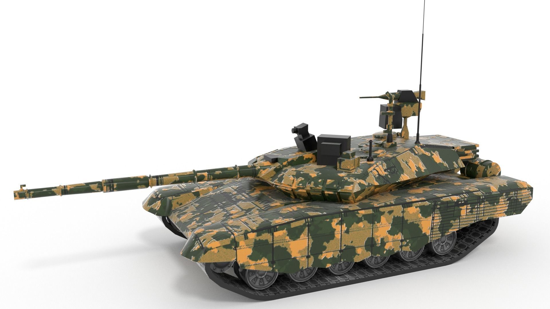 6 military vehicles 3D model_8