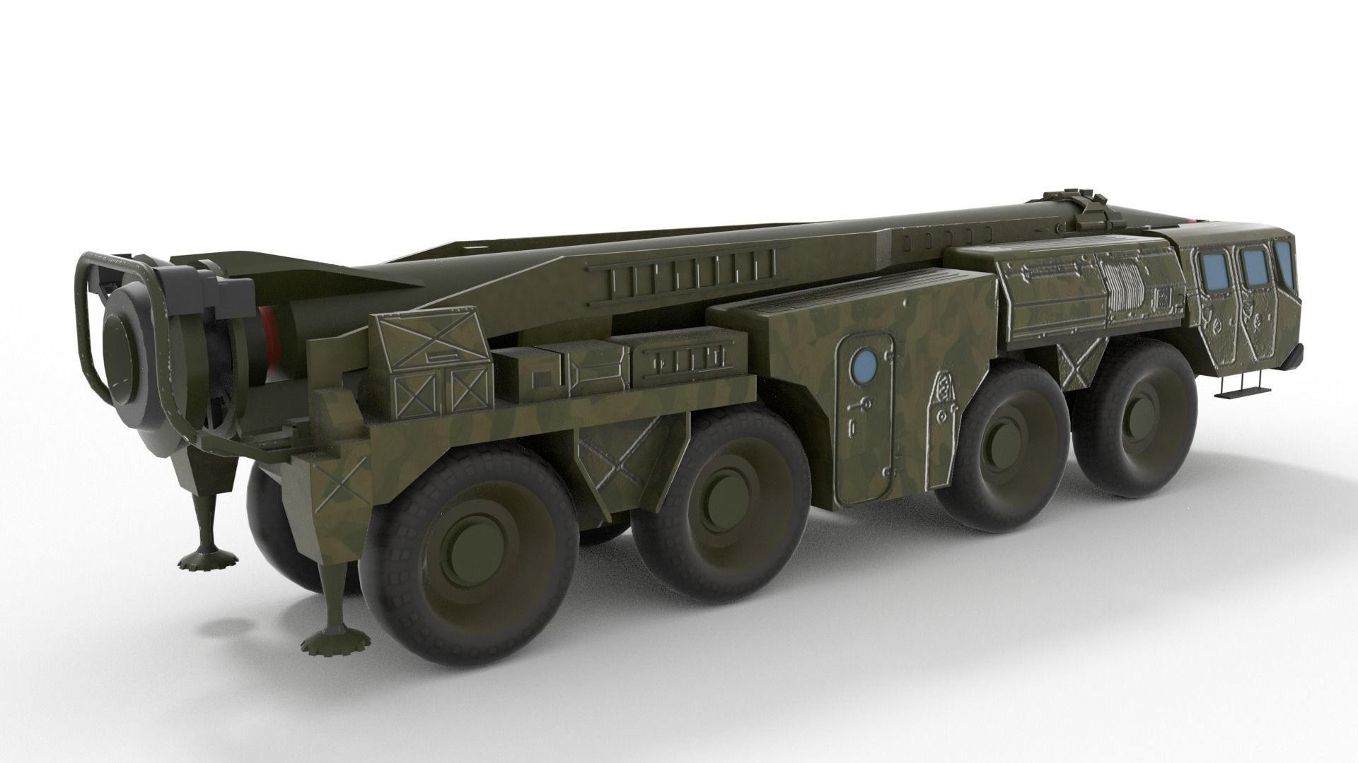 6 military vehicles 3D model_14