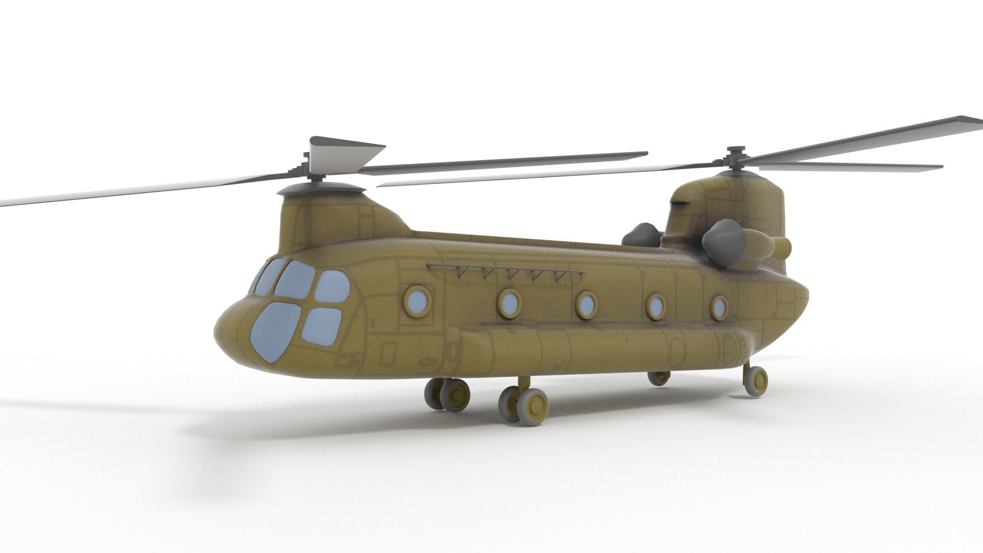 6 military vehicles 3D model_11