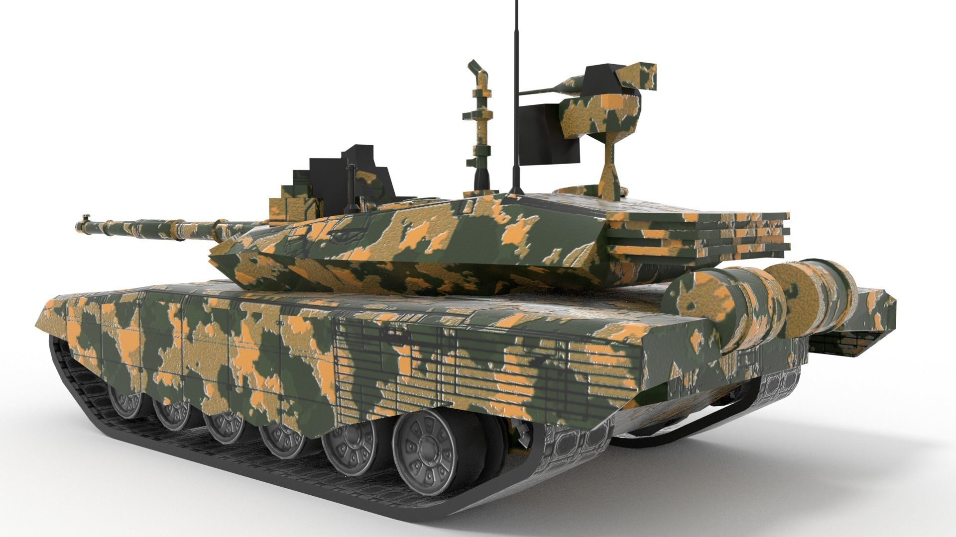 6 military vehicles 3D model_9