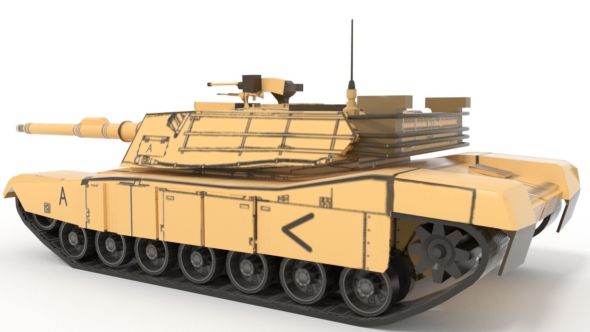 6 military vehicles 3D model_4
