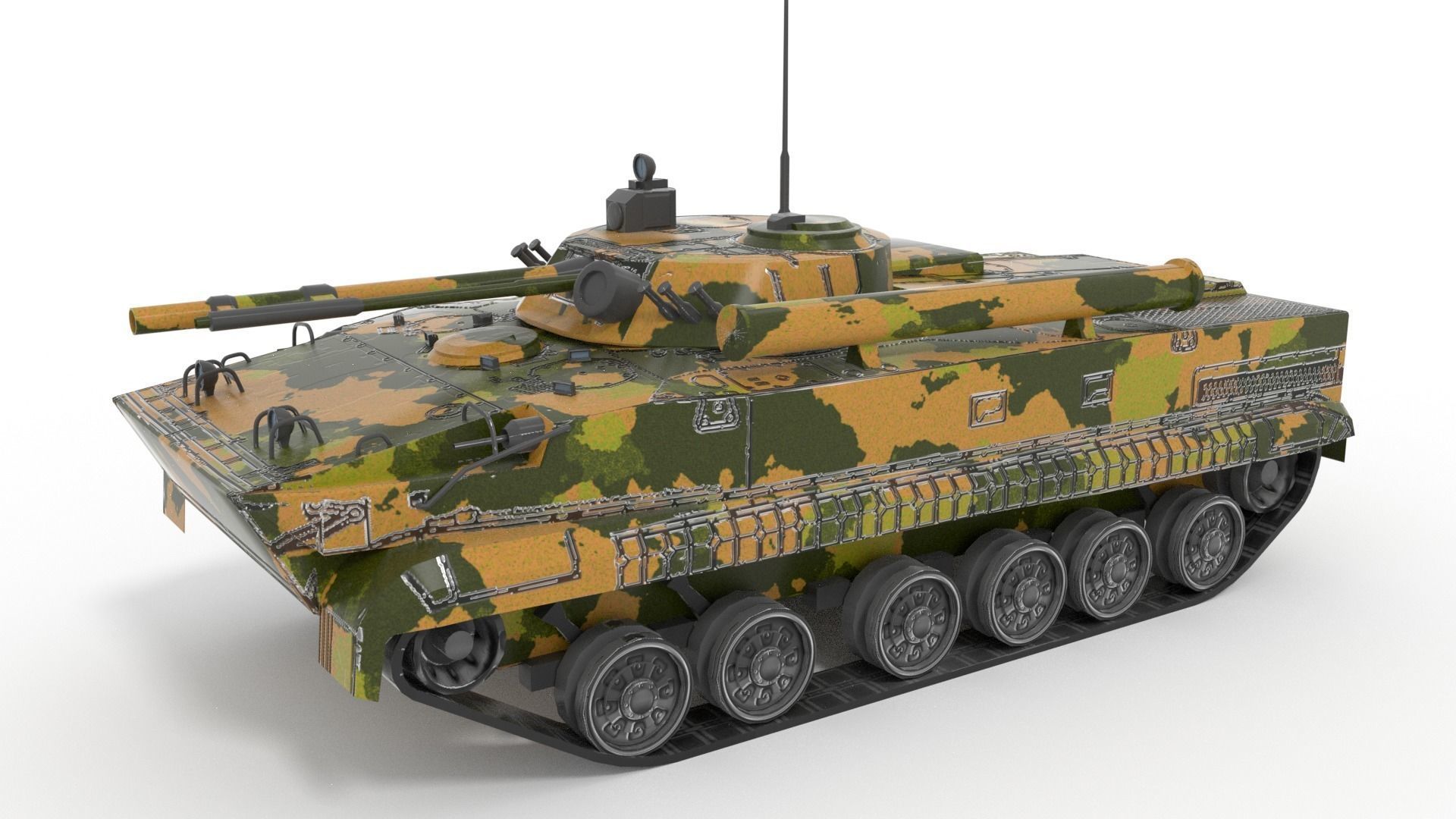 6 military vehicles 3D model_10