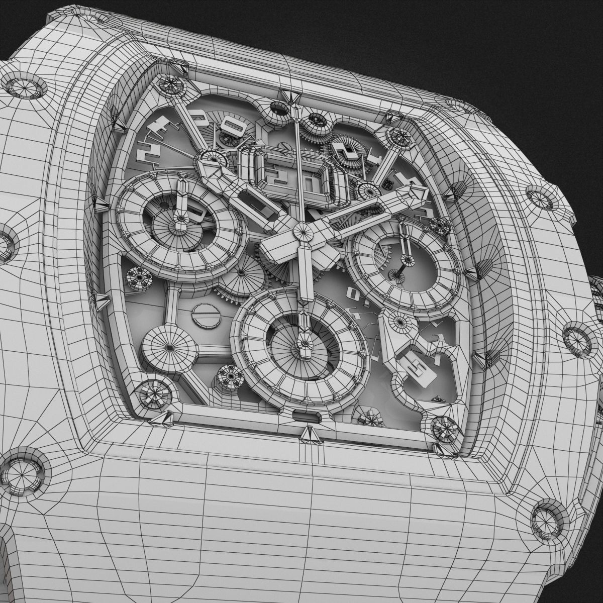 Richard Mille RM 11-03 watch 3D model_14