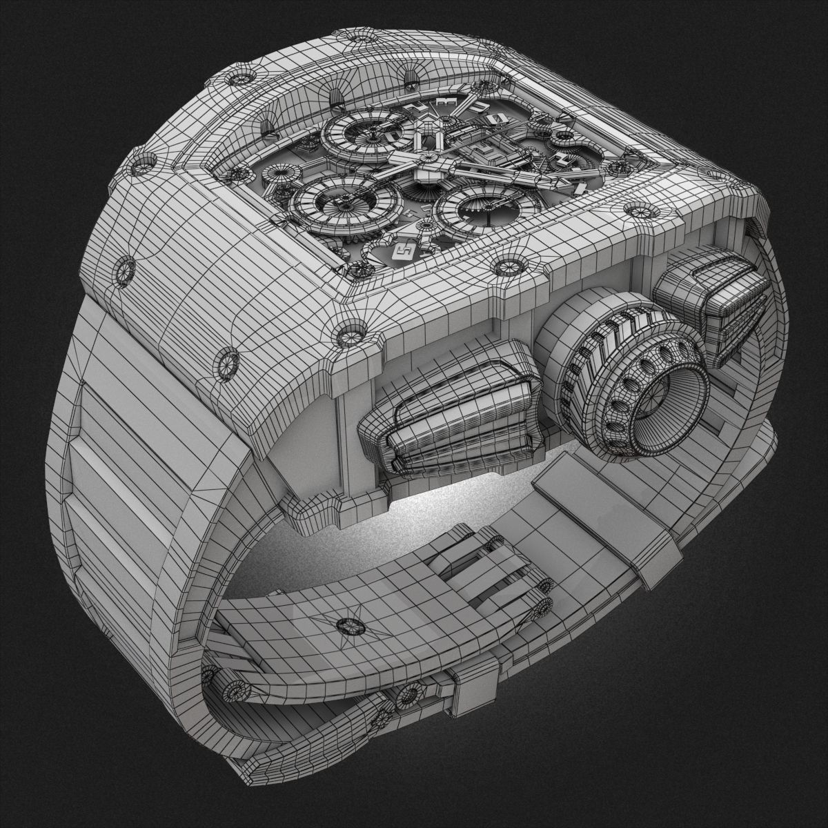 Richard Mille RM 11-03 watch 3D model_11