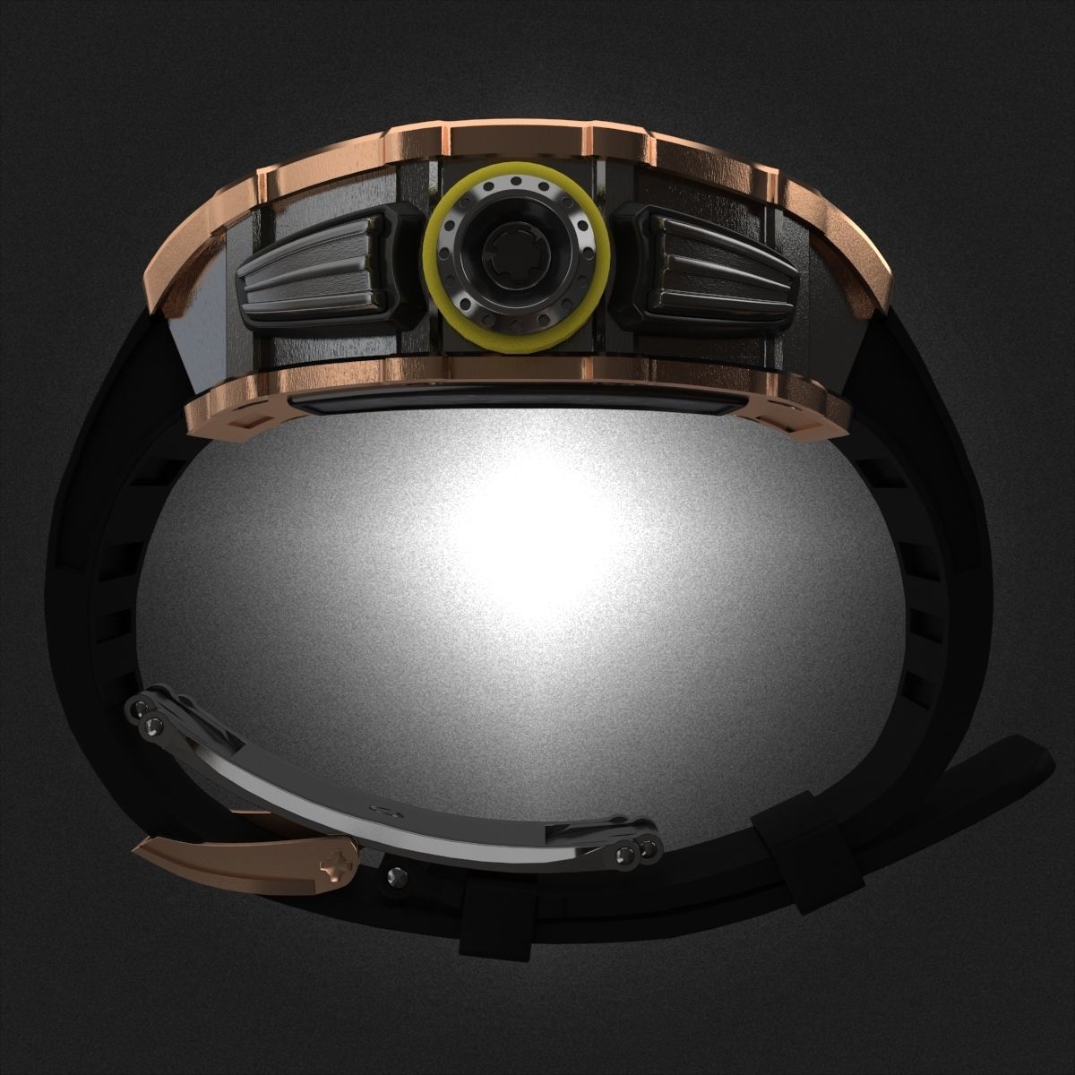 Richard Mille RM 11-03 watch 3D model_3