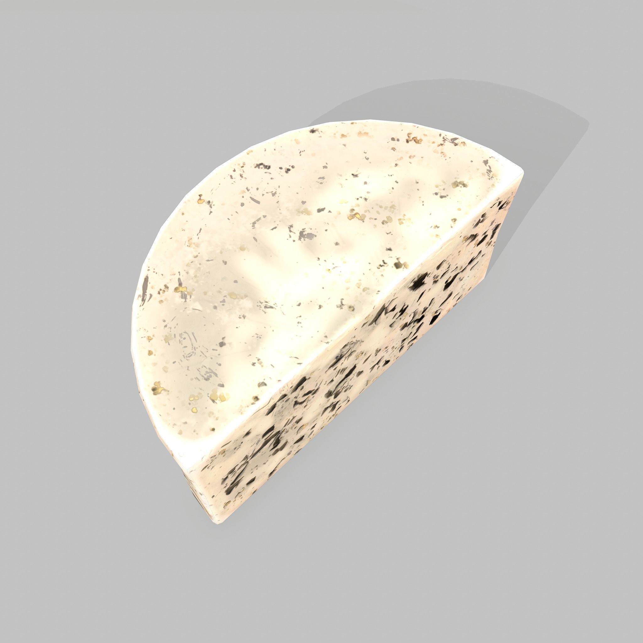 Roquefort Cheese Free low-poly 3D model_14