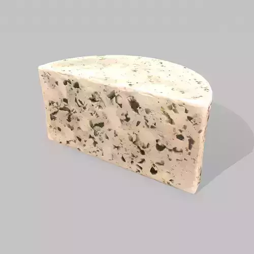 Roquefort Cheese Free low-poly 3D model