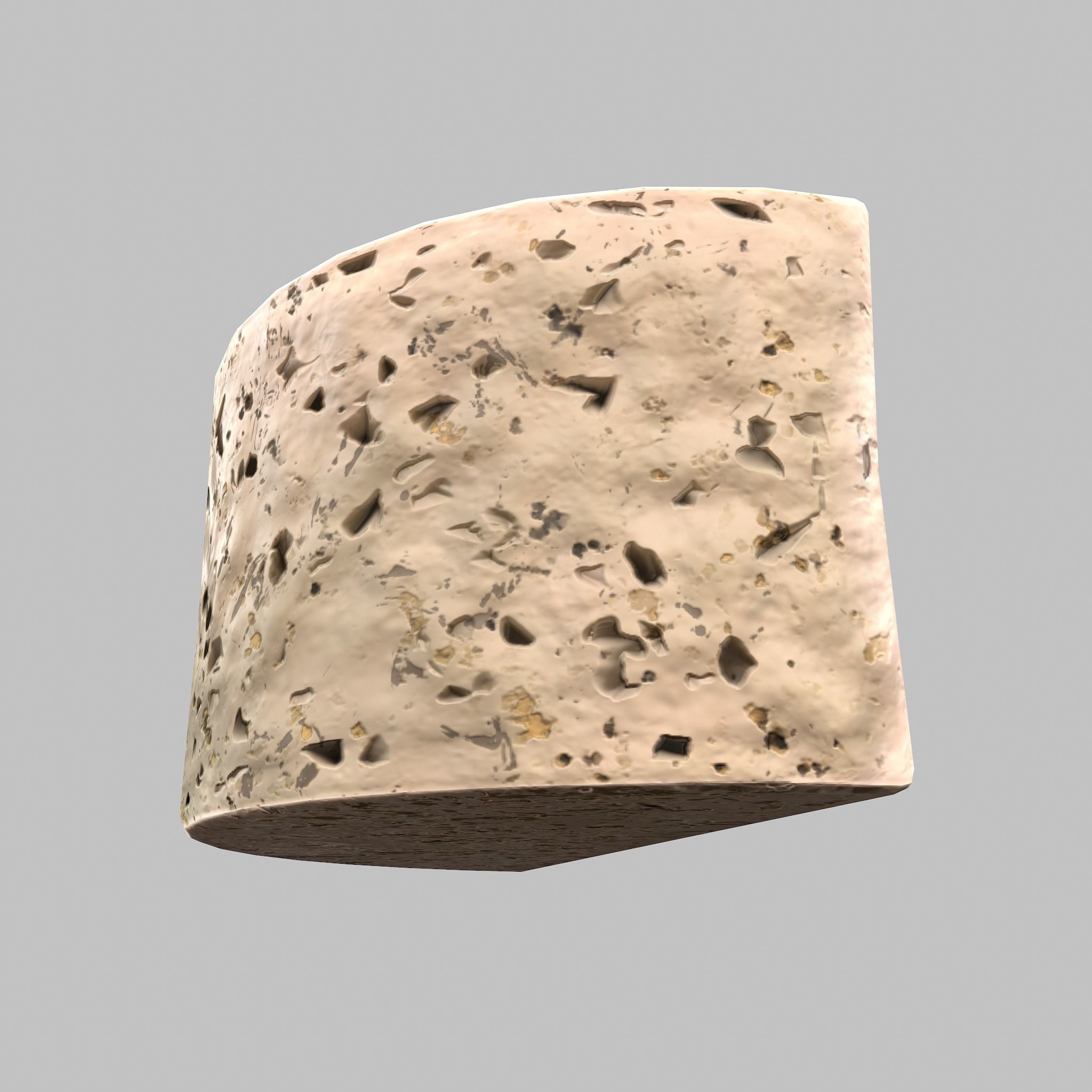 Roquefort Cheese Free low-poly 3D model_28