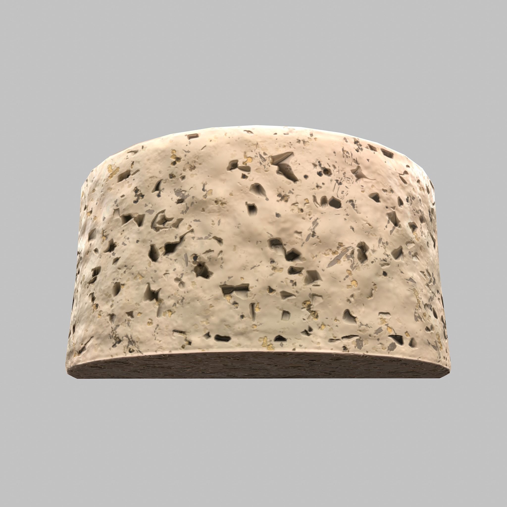 Roquefort Cheese Free low-poly 3D model_30