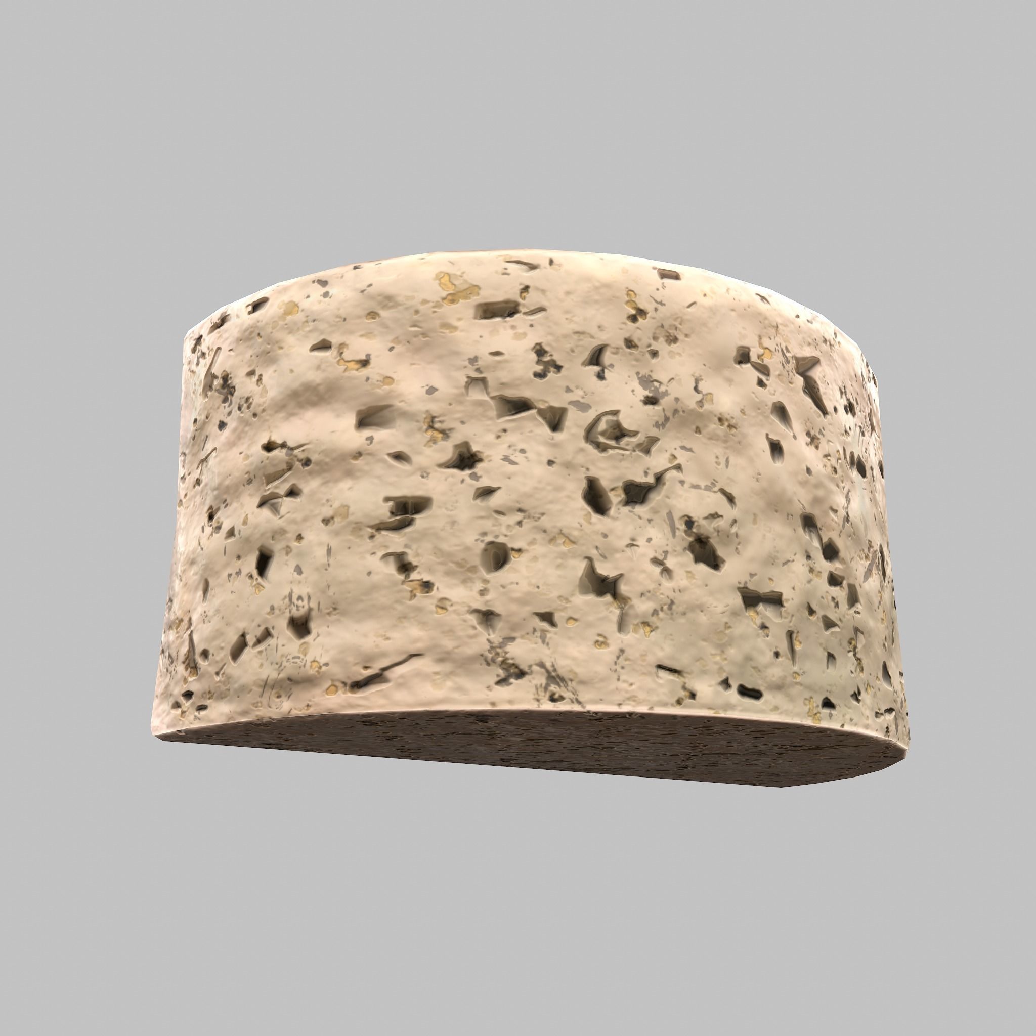 Roquefort Cheese Free low-poly 3D model_31