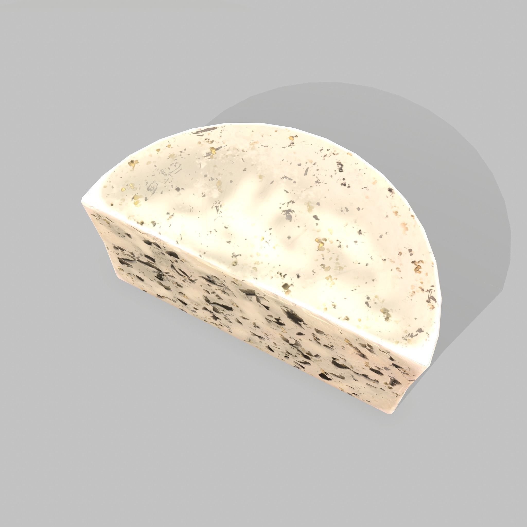 Roquefort Cheese Free low-poly 3D model_12