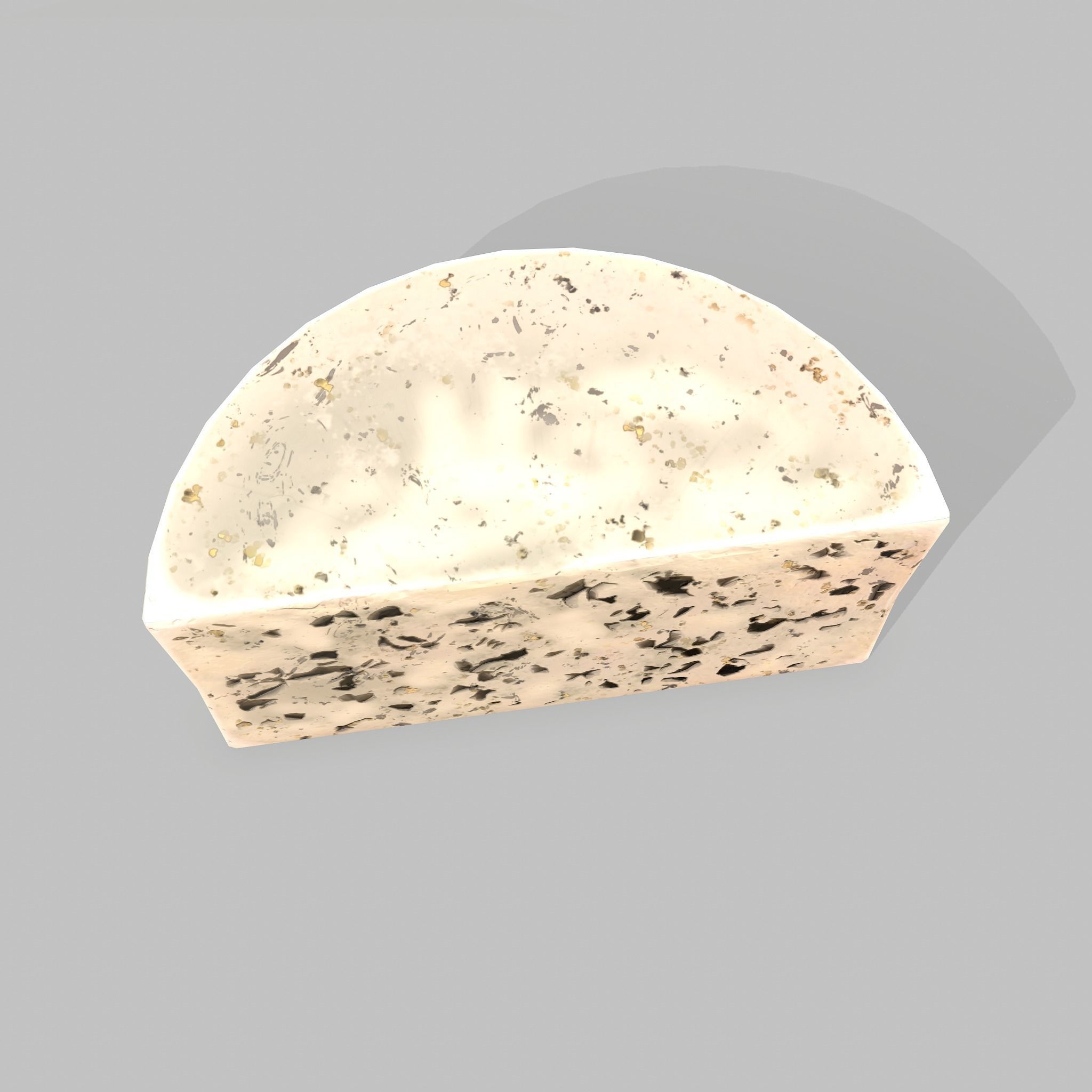 Roquefort Cheese Free low-poly 3D model_13