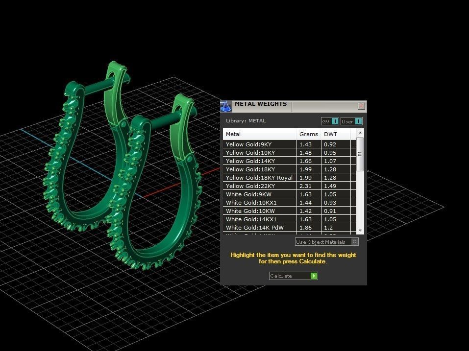 Jewelry Earrings 3D print model_18