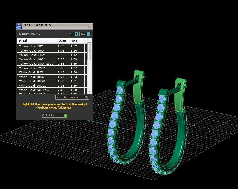 Jewelry Earrings 3D print model_23