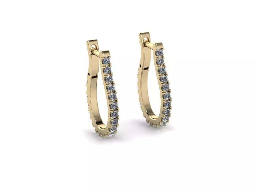 Jewelry Earrings 3D print model_0