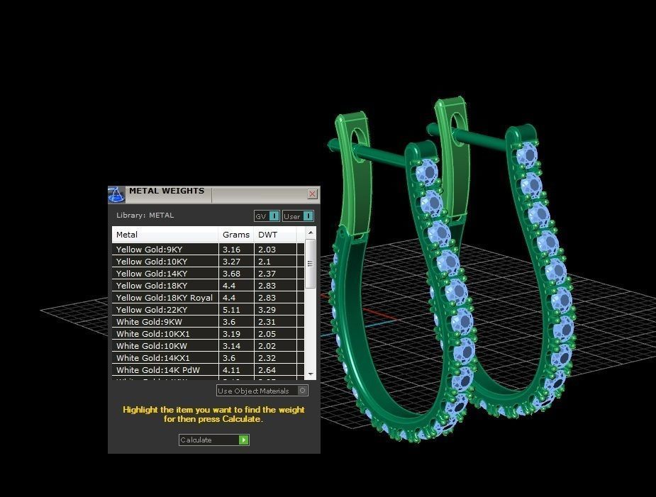 Jewelry Earrings 3D print model_5