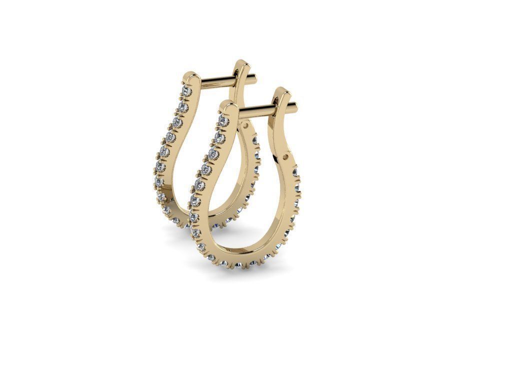 Jewelry Earrings 3D print model_10