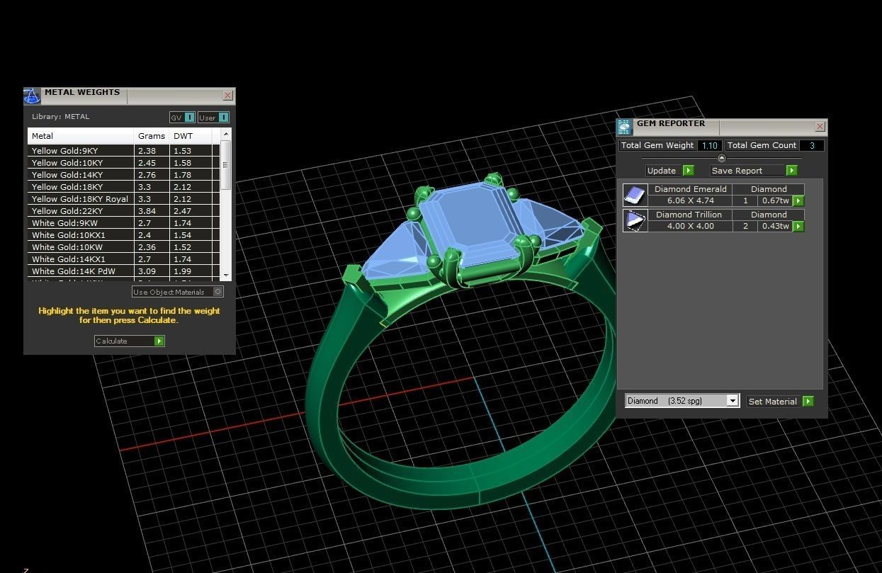 Jewelry Ring 3D print model_2