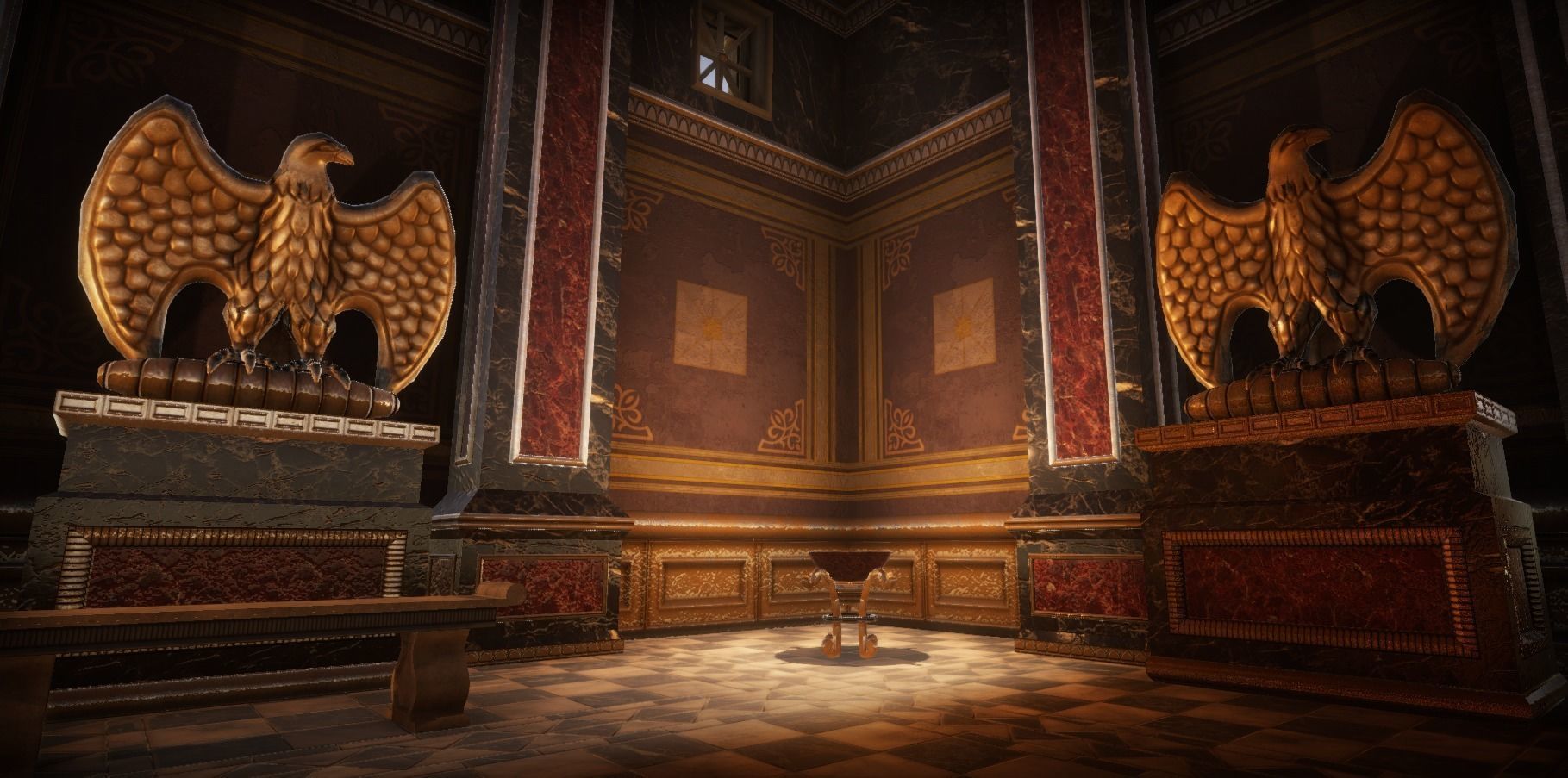 Roman Temple Low-poly 3D model_14