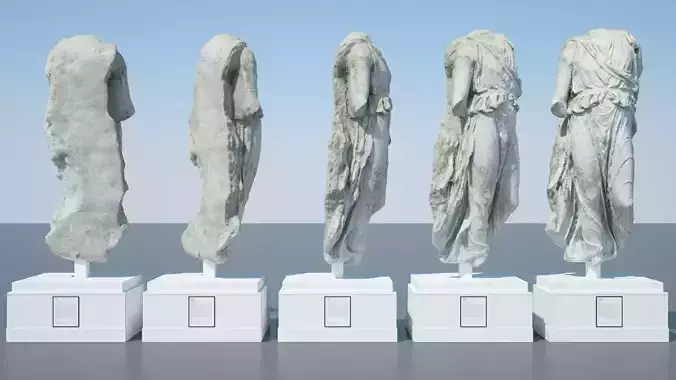 Apollo statue of ancient greek god