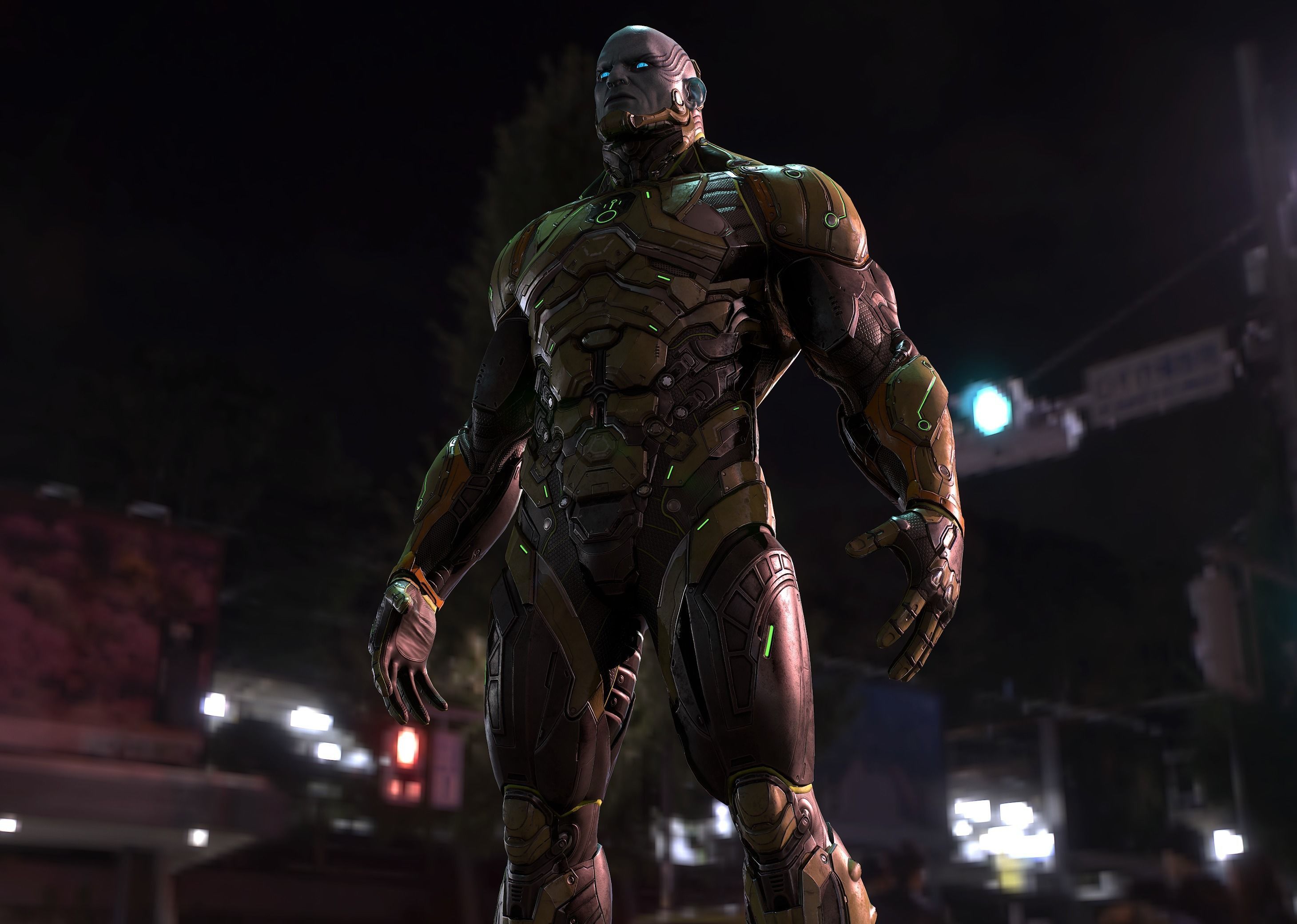 Sci-fi Character  Low-poly 3D model_1