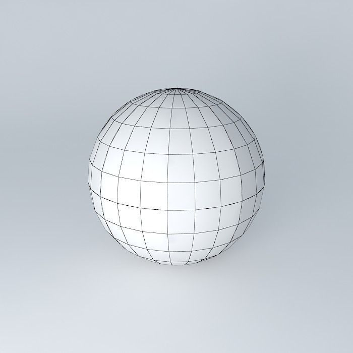 Ball beach Free 3D model_4