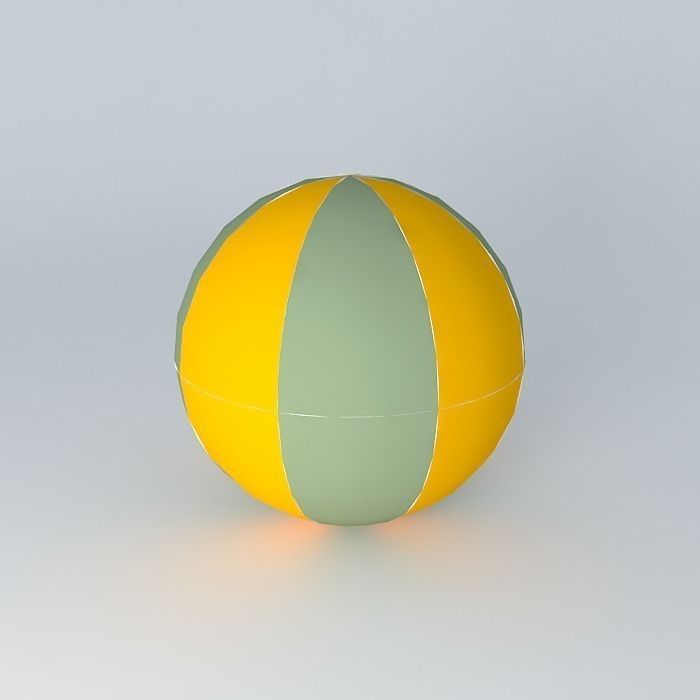 Ball beach Free 3D model_1