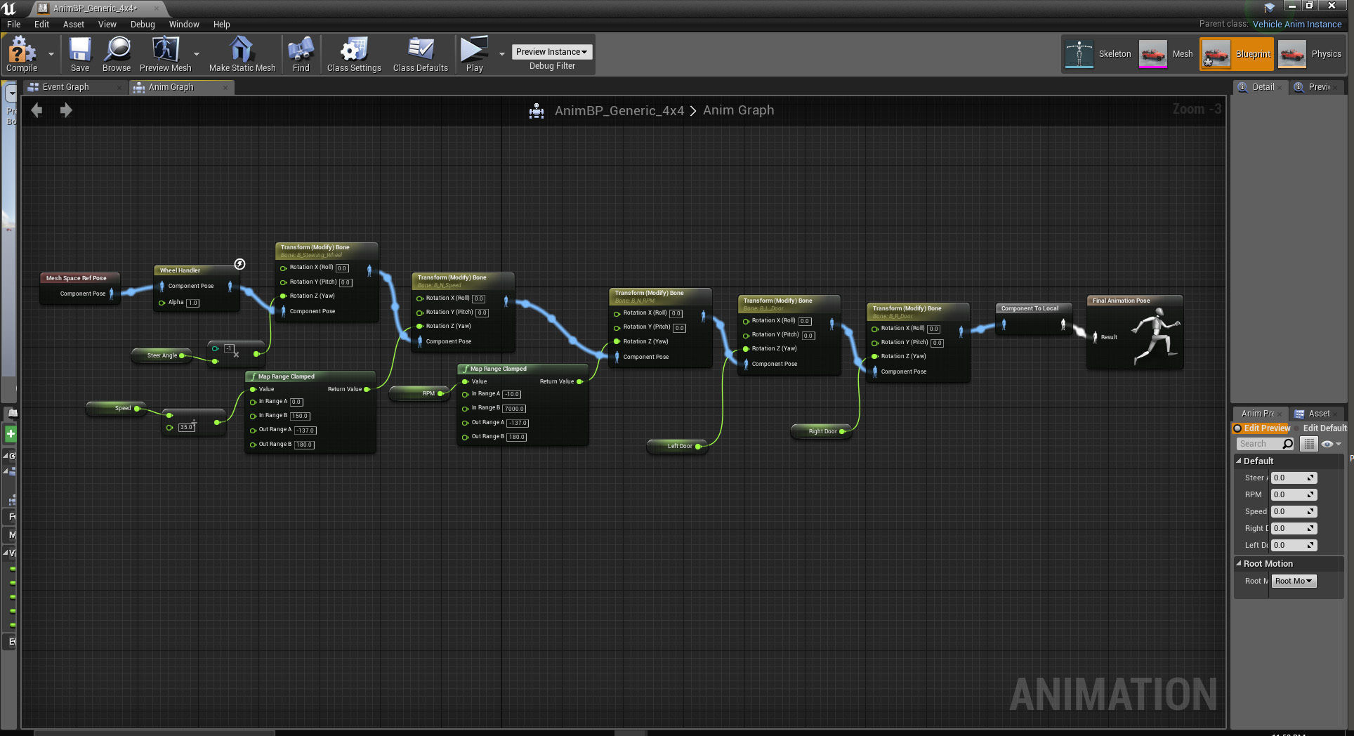 UE4 Suv 4x4 Offroad Vehicle Low-poly 3D model_3