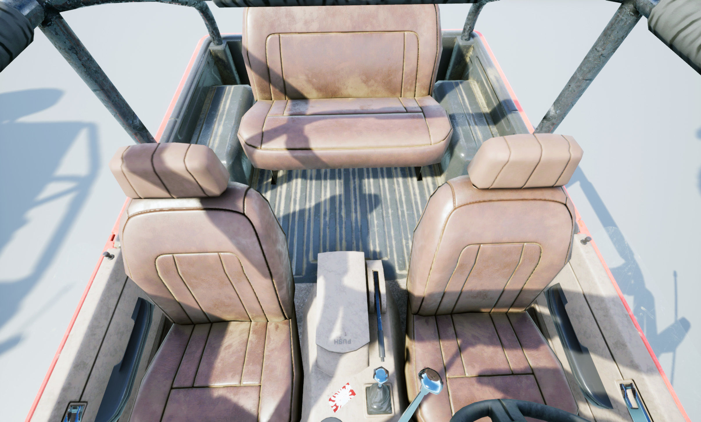 UE4 Suv 4x4 Offroad Vehicle Low-poly 3D model_14